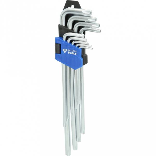 Bilde av BRILLIANT TOOLS Unbrakonkkel-sett,9stk(Trox)